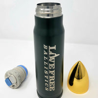 Live Free Ballistics Thermos - Green