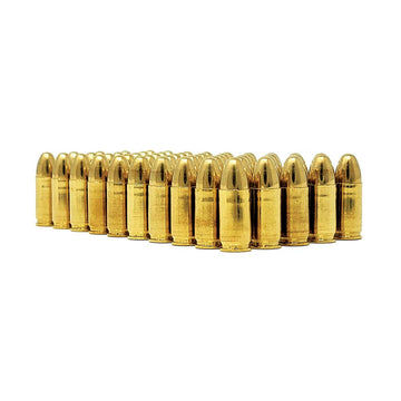 9mm Brass Cartridge, 147 Grain, Subsonic FMJ-RN (50 Rounds)